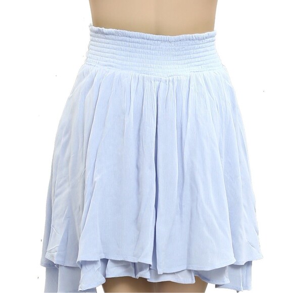Free People Free-est Scarlett Skort Shorts High Waisted Gauzy Smocked XS 279633 - Picture 9 of 10